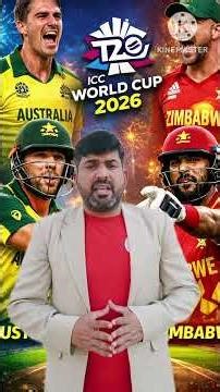 Australia Vs Zimbabwe| T20 World Cup| Cricket Shock Moment| Group B Drama| Epic Win Update