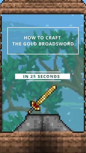 How to Craft the Gold Broadsword
