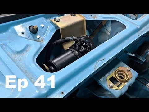 Honda Wiper Motor Upgrade Installed in the Datsun... - Datsun 240z Build - Ep 41 - Panchos Garage