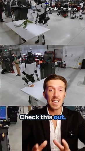 Tesla Optimus Robot Behind The Scenes