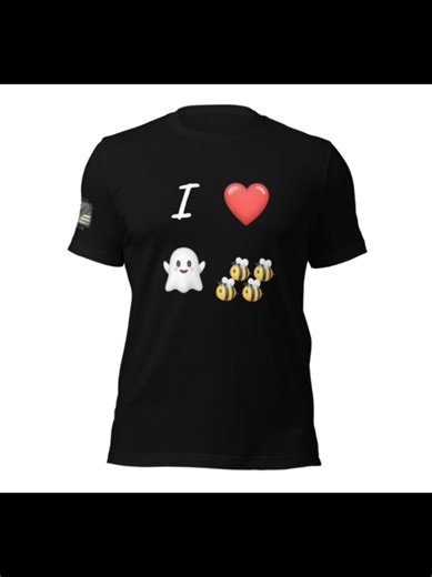 #emoji #shirt #usa #funny #merch I ❤️👻🐝🐝 tee