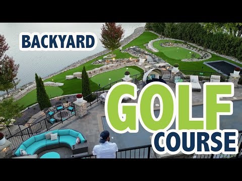 Backyard Golf Courses and Landscape Lighting