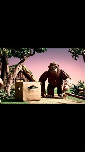 Bigfoot and the cats #bigfoot #cats #clayanimation