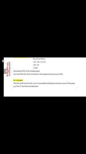 Understanding GPA Calculations After Resits
