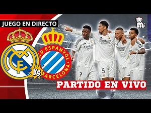 GANA EL MADRID 4-1🔴 REAL MADRID 4-1 ESPANYOL 🔥EN VIVO🔥 Jornada 6 La Liga