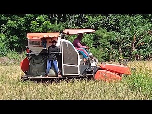 PAGGAMIT NG MAKINA SA PAG-AANI NG PALAY