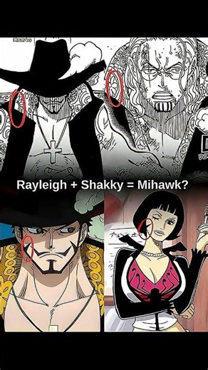 Did Oda just Hint that rayleigh and shakky are Mihawk's parents?!👀