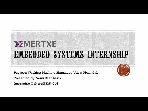 EMERTXE Embedded Systems Internship - Washing Machine Simulation Project