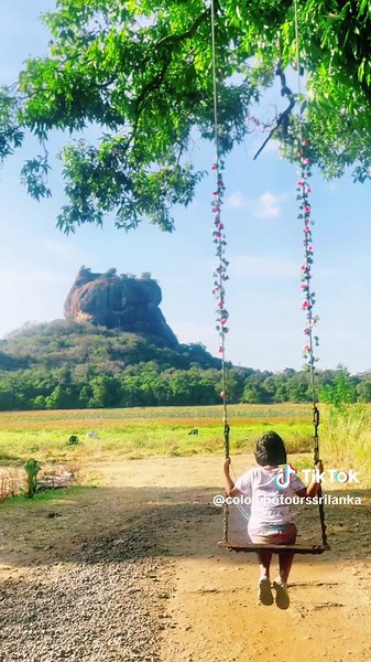 🌄 Swing into the breathtaking beauty of Sigiriya! 🏞️ Enjoying the stunning rock view from the top with a little adventure! 🌅 Plan Your next Vacations with us @colombotourssrilanka To contact : Email : info@colombotourssrilanka.com WhatsApp : 94 773 676 836 Web : www.colombotourssrilanka.com #colombotourssrilanka #Sigiriya #SriLanka #RockView #AdventureTime #NatureBeauty #SigiriyaRock #LionRock #SriLankaTravel #TravelSriLanka #UNESCOHeritage #HistoricalLandmark #AncientArchitecture #RockFortre
