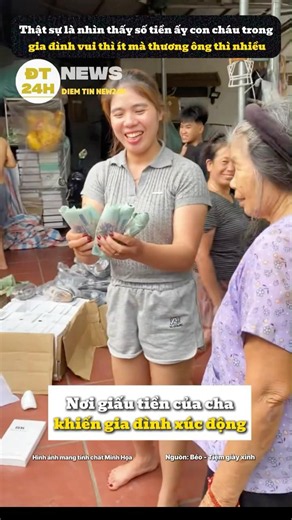 Tìm kho báu của cha khiến cả gia đình xúc động