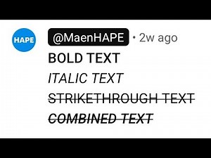 How to Make BOLD, ITALIC, & STRIKETHROUGH YouTube Comments! 🔥