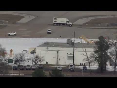 Hangar Flooded with Firefighting Foam in Just 2 Minutes — Incredible Demo