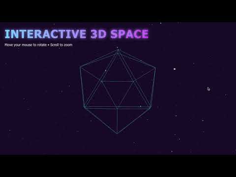 How To Create 3D Interactive Website With HTML, CSS & JavaScript
