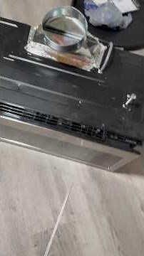 Installing all the range microwave into a kitchen cabinet with ventilation duct