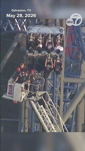 Terrifying Texas roller coaster rescue underway as riders stranded upside down