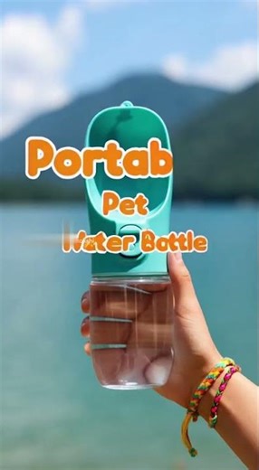 This Dog Water Bottle Fixes Messy Walks 😳🐶