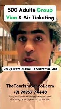 Group Visa, Group Air Ticketing, MICE, Large Group Travel, Travel Management Diploma, #ymca