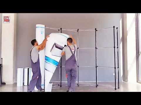 How to set up your 3x4 Pop Up Display Stand ?