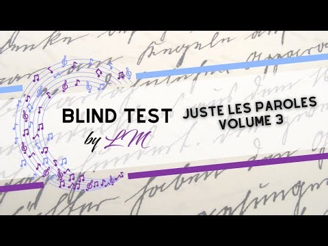 Juste les paroles volume 3 (30 extraits)