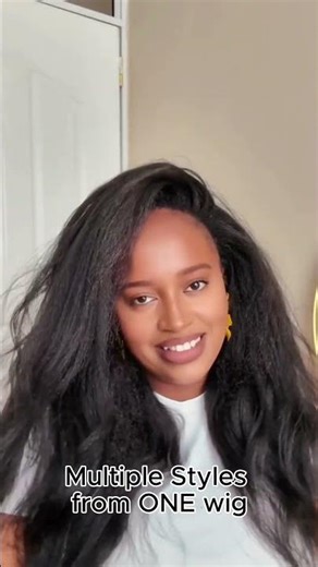 This Kinky Straight 3 In 1 Half Wig is a GAME CHANGER #hairstyle