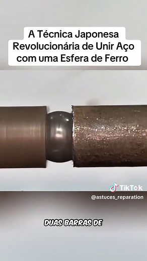 A Técnica Japonesa Revolucionária de Unir Aço com uma Esfera de Ferro #engenharia #soldagem #metalurgia #solda