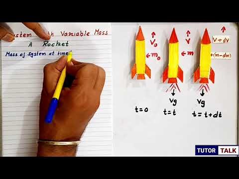 Variable Mass System | Rocket Propulsion | Derivation of Rocket Equation | Class 11 Physics
