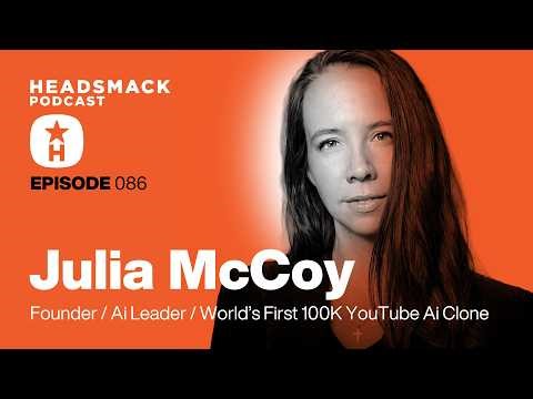 Julia McCoy / Founder. Ai Leader. World’s First 100K YouTube AI Clone