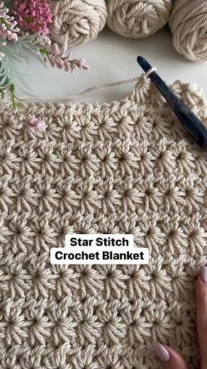 496K views · 7.4K reactions | Star Stitch Crochet Blanket. Now on my blog and YouTube channel  designed in Titan from Mary Maxim https://www.mjsoffthehookdesigns.com/chunky-star-stitch-crochet-blanket/ | MJ's Off the Hook Designs | Facebook