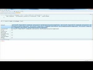 Writing Controls in ShowUI: Show-CPU