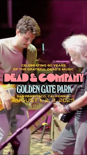 CashorTrade on Instagram: "GD60 week is upon us and CashorTrade is the place to score 3-day passes! Dead & Company takes the stage for three nights at San Francisco’s Golden Gate Park to celebrate 60 years of the Grateful Dead’s music from August 1-3. Shop now to score a great last-minute deal from another fan who can't make it on CashorTrade. It’s sure to be an unforgettable weekend with support from Billy Strings, Sturgill Simpson, and Trey Anastasio Band. Tickets available from the 🔗 in bio 