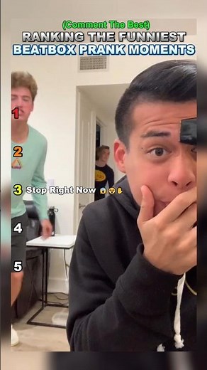 Ranking The Funniest Beatbox Prank Moments 🤣 #BeatboxPranks #FunnyShorts #ComedyGold