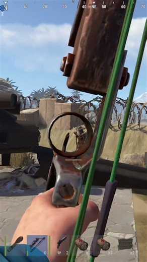 Clear kill with compound bow on horse in Rust