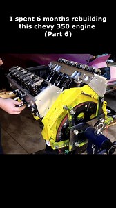 Rebuilding my 48 Year Old Chevy 350 Engine (Part 6) #engine#rebuild | 350 Engine Rebuild