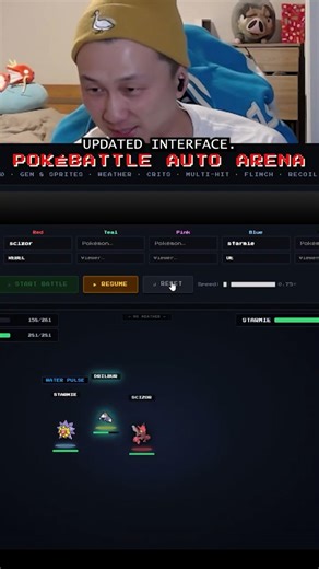 Pokemon Auto Battler - Stat Page, Improved AI Logic, More Moves!