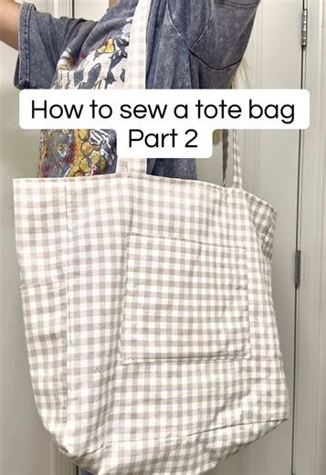Sewing a Tote Bag: Easy Tutorial for Beginners - Part 2