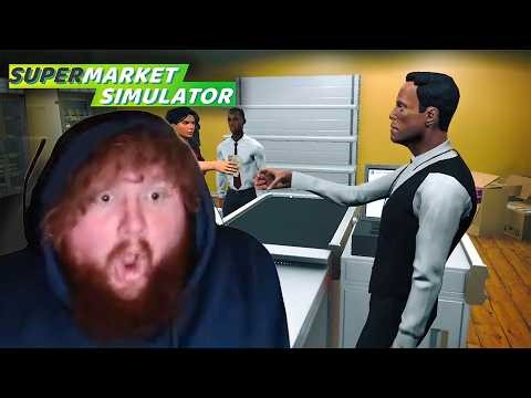 1 Hour of CaseOh Playing Supermarket Simulator! (Funny Moment) #1