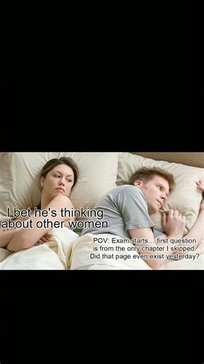 When You Study the Wrong Chapter #viral #memes #funny