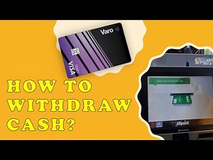 Varo Bank: How to withdraw cash using AllPoint ATMs?