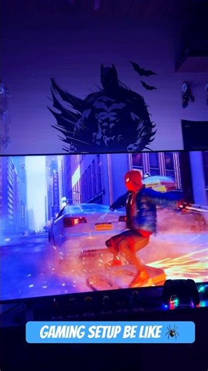 Every boy’s dream setup is here ♥️😋#spiderman #gameshorts #spidermanedit #gameplay #gaming #gamer