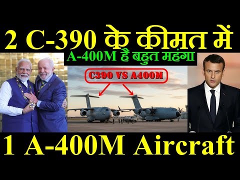 1 A400M Aircraft for the price of 2 C-390s, A-400M is much more expensive, C-390 Vs A-400M