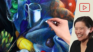 Still Life Drawing in Crayon · Art Prof