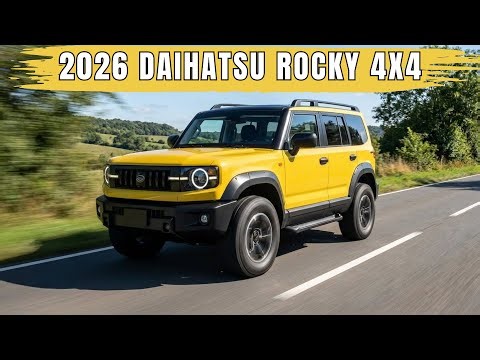 Daihatsu Rocky 4x4 Unveiled: Stunning Modern Interior & Tech Upgrades!