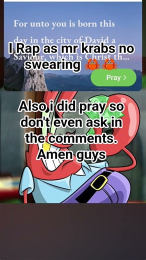 me rapping as mr krabs no swearing🦀