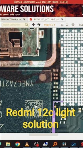 redmi 12c backlight issue