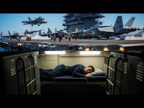 Why sleeping is so difficult inside an aircraft carrier