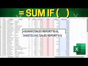 How to SUMIF Formula in Excel | Most Important Function