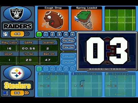 Backyard Football 2004, Steelers vs. Raiders