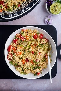 Chicken Couscous Salad | Food Dolls