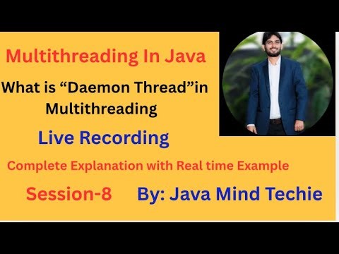 Multithreading in Java | what is Daemon Thread in Java |@Javamindtechie | By Amit