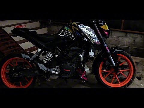 Duke 125 modified | vinyl wrapping 💥| Duke modified | wrapping